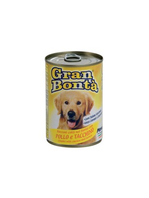 Vlažna hrana za pse Monge Gran Bonta piletina i ćuretina 1,23kg